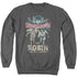 BATMAN CLASSIC TV/CLASSIC DUO - ADULT CREWNECK SWEATSHIRT - CHARCOAL