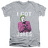 BATMAN CLASSIC TV/GOT JOKES - S/S ADULT V-NECK 30/1 - ATHLETIC HEATHER