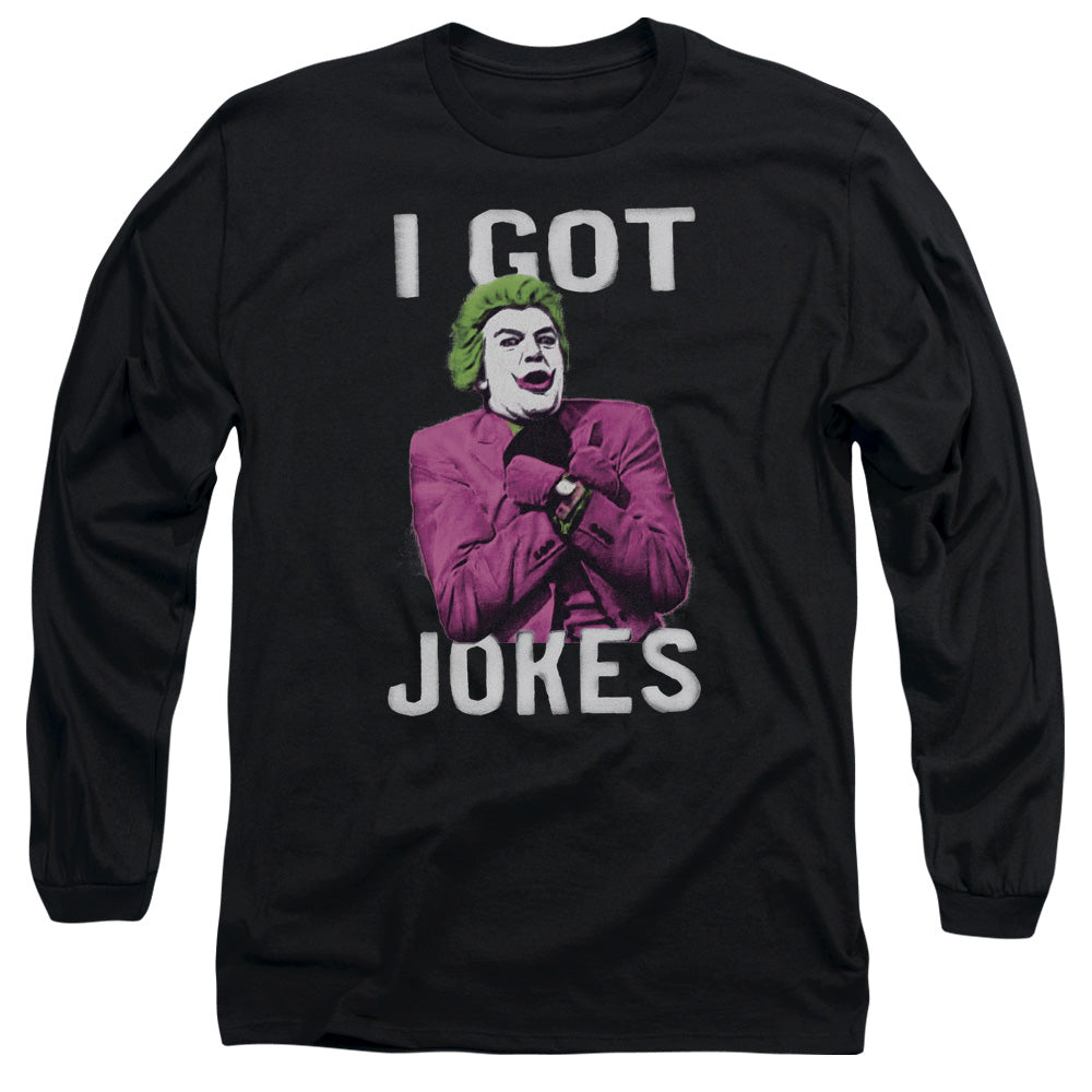 BATMAN CLASSIC TV/GOT JOKES -  L/S ADULT 18/1  - BLACK