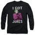 BATMAN CLASSIC TV/GOT JOKES -  L/S ADULT 18/1  - BLACK