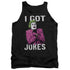 BATMAN CLASSIC TV/GOT JOKES - ADULT TANK - BLACK