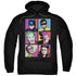 BATMAN CLASSIC TV/POP CAST - ADULT PULLOVER HOODIE - BLACK
