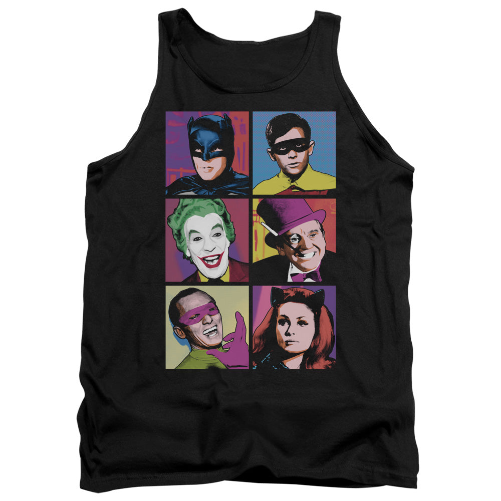 BATMAN CLASSIC TV/POP CAST - ADULT TANK - BLACK