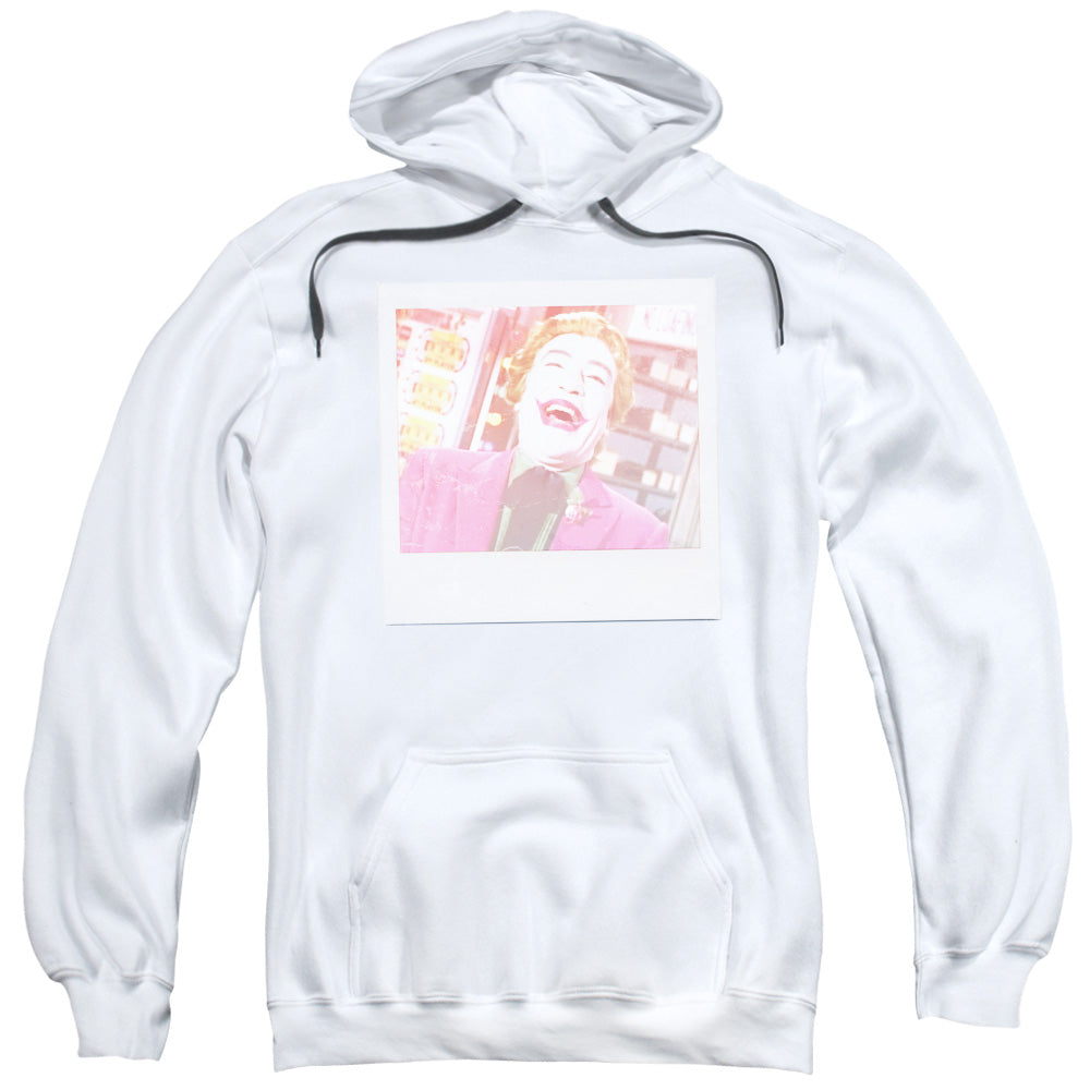 BATMAN CLASSIC TV/CAPTURED - ADULT PULLOVER HOODIE - WHITE
