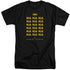 BATMAN CLASSIC TV/NA NA NA - S/S ADULT TALL 18/1 - BLACK