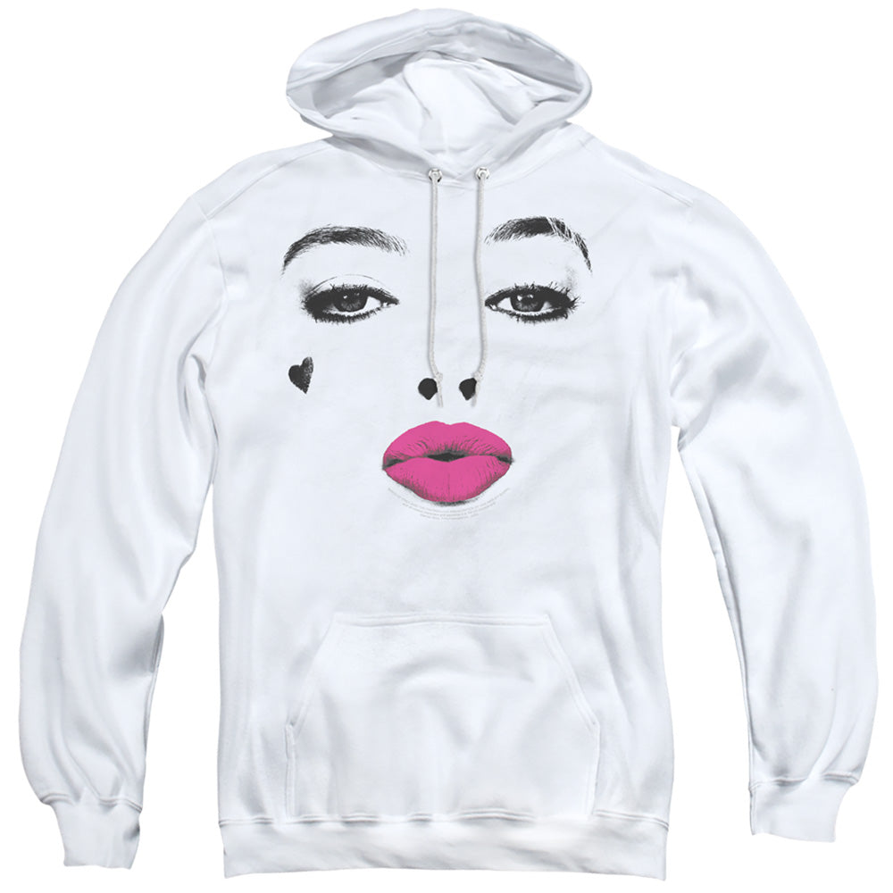 BIRDS OF PREY/KISS - ADULT PULLOVER HOODIE - WHITE