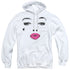 BIRDS OF PREY/KISS - ADULT PULLOVER HOODIE - WHITE
