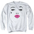 BIRDS OF PREY/KISS - ADULT CREWNECK SWEATSHIRT - WHITE