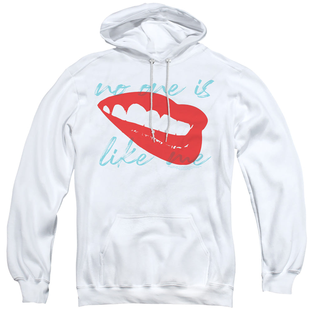 BIRDS OF PREY/FACE IT - ADULT PULLOVER HOODIE - WHITE