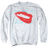 BIRDS OF PREY/FACE IT - ADULT CREWNECK SWEATSHIRT - WHITE