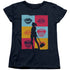 BIRDS OF PREY/LIPS - S/S WOMENS TEE - NAVY