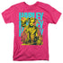 BIRDS OF PREY/HARLEY PAINTED - S/S ADULT 18/1 - HOT PINK
