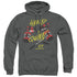 BIRDS OF PREY/IN MY EYES - ADULT PULLOVER HOODIE - CHARCOAL