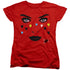 BIRDS OF PREY/RED HARLEY - S/S WOMENS TEE - RED