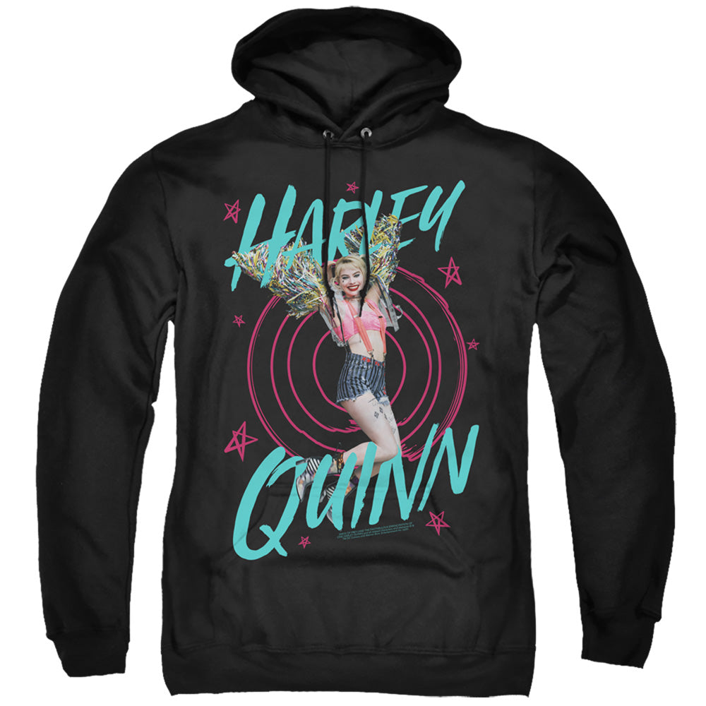 BIRDS OF PREY/ON TARGET - ADULT PULLOVER HOODIE - BLACK