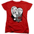BIRDS OF PREY/HEART HARLEY - S/S WOMENS TEE - RED