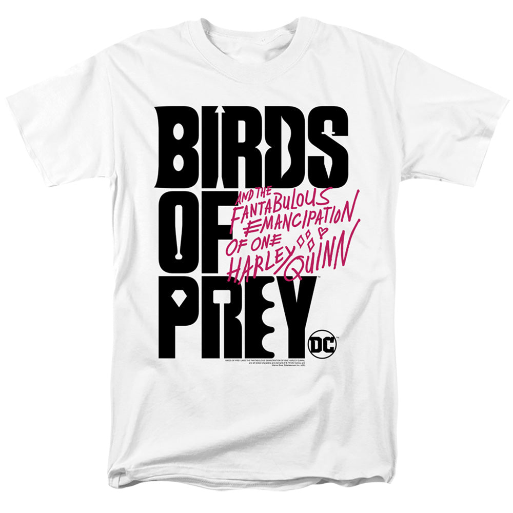 BIRDS OF PREY/BIRDS OF PREY LOGO - S/S ADULT 18/1 - WHITE