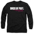 BIRDS OF PREY/HORIZONTAL LOGO - L/S ADULT 18/1 - BLACK