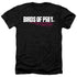 BIRDS OF PREY/HORIZONTAL LOGO - ADULT HEATHER - BLACK