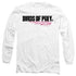BIRDS OF PREY/HORIZONTAL LOGO - L/S ADULT 18/1 - WHITE