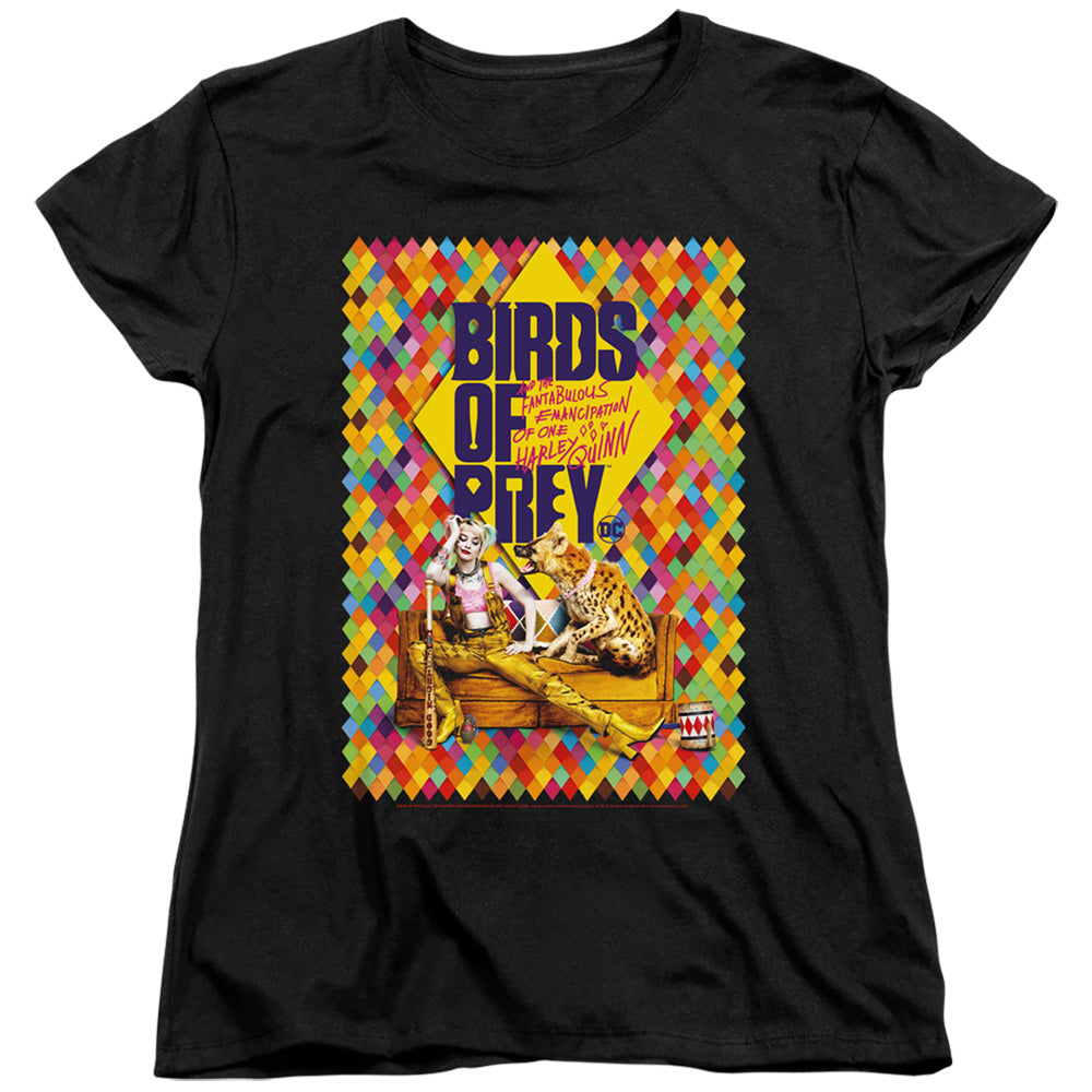 BIRDS OF PREY/COUCH - S/S WOMENS TEE - BLACK