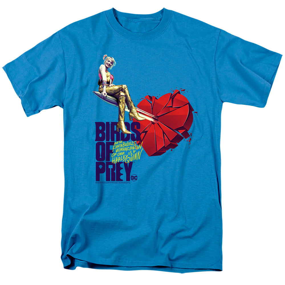 BIRDS OF PREY/HEART - S/S ADULT 18/1 - TURQUOISE