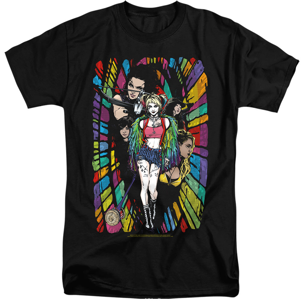 BIRDS OF PREY/COLOR CORRIDOR - S/S ADULT TALL 18/1 - BLACK