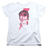 DAVID BOWIE/ALADDIN SANE - S/S WOMENS TEE - WHITE