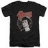 DAVID BOWIE/SPACE ODDITY - S/S ADULT V-NECK 30/1 - BLACK