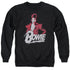 DAVID BOWIE/DIAMOND DAVID - ADULT CREWNECK SWEATSHIRT - BLACK