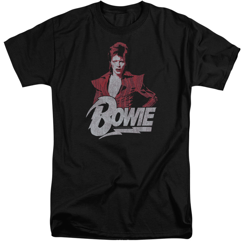 DAVID BOWIE/DIAMOND DAVID - S/S ADULT TALL 18/1 - BLACK