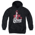 DAVID BOWIE/DIAMOND DAVID - YOUTH PULLOVER HOODIE - BLACK