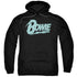 DAVID BOWIE/LOGO - ADULT PULLOVER HOODIE - BLACK