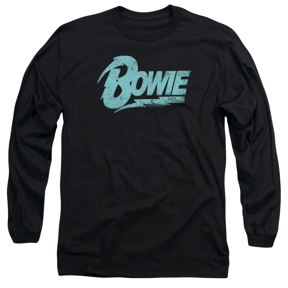 DAVID BOWIE/LOGO -  L/S ADULT 18/1  - BLACK