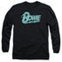 DAVID BOWIE/LOGO -  L/S ADULT 18/1  - BLACK