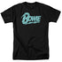 DAVID BOWIE/LOGO - S/S ADULT 18/1 - BLACK