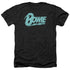 DAVID BOWIE/LOGO - ADULT HEATHER - BLACK