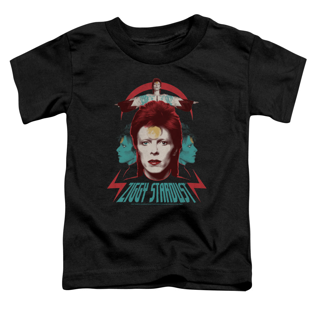 DAVID BOWIE/ZIGGY HEADS - S/S TODDLER TEE - BLACK