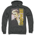 DAVID BOWIE/SMOKIN - ADULT PULLOVER HOODIE - CHARCOAL