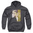 DAVID BOWIE/SMOKIN - YOUTH PULLOVER HOODIE - CHARCOAL