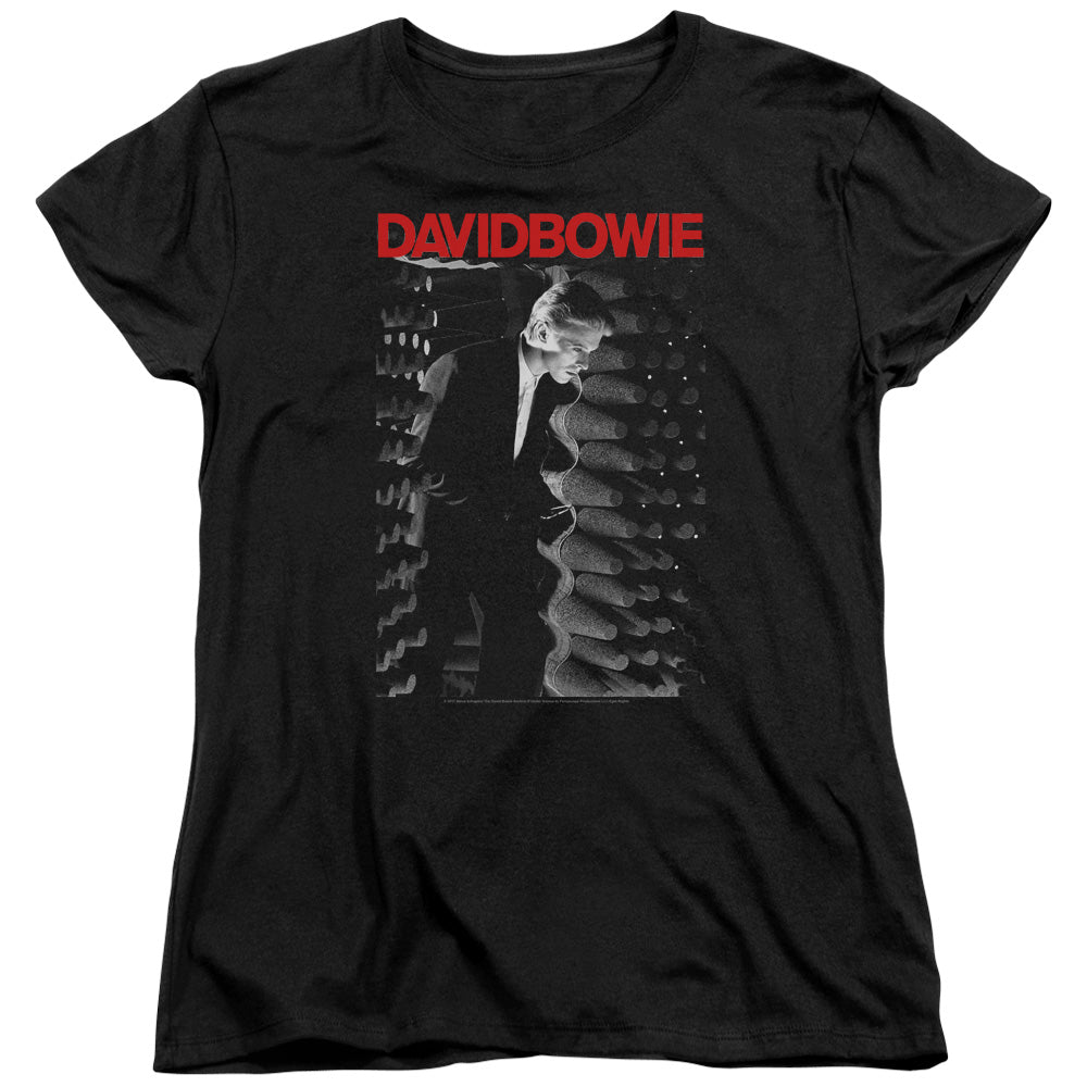 DAVID BOWIE/STATION TO STATION - S/S WOMENS TEE - BLACK