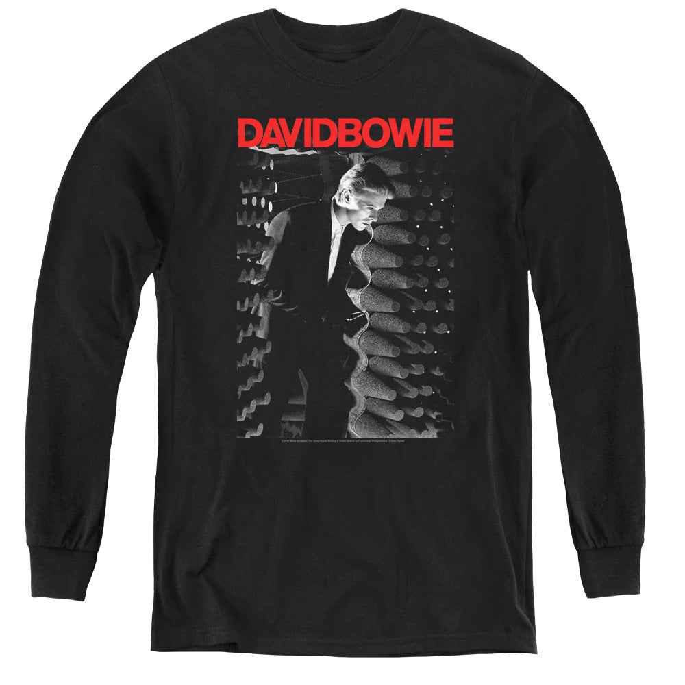 DAVID BOWIE/STATION TO STATION - YOUTH LONG SLEEVE TEE - BLACK