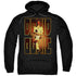 DAVID BOWIE/PERCHED - ADULT PULLOVER HOODIE - BLACK