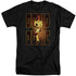 DAVID BOWIE/PERCHED - S/S ADULT TALL 18/1 - BLACK