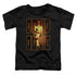 DAVID BOWIE/PERCHED - S/S TODDLER TEE - BLACK