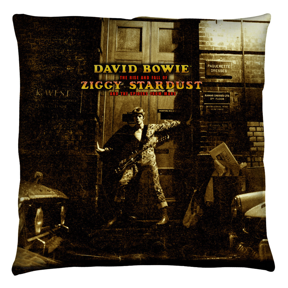 DAVID BOWIE/ZIGGY STARDUST ALTERNATE ART  - THROW PILLOW