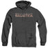 BSG/LOGO - ADULT HEATHER HOODIE - BLACK
