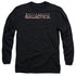 BSG/LOGO - L/S ADULT 18/1 - BLACK