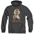 BSG/CYLON LEGION - ADULT HEATHER HOODIE - BLACK