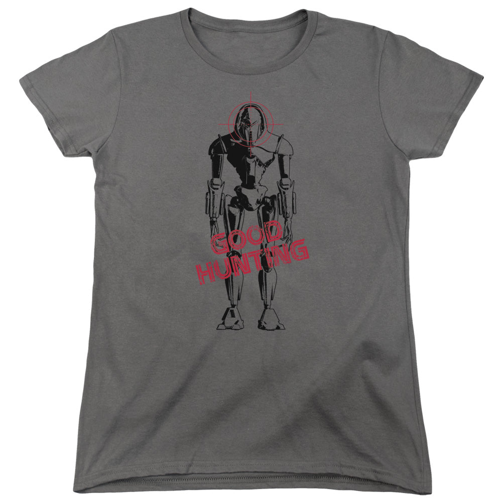 BSG/GOOD HUNTING - S/S WOMENS TEE - CHARCOAL